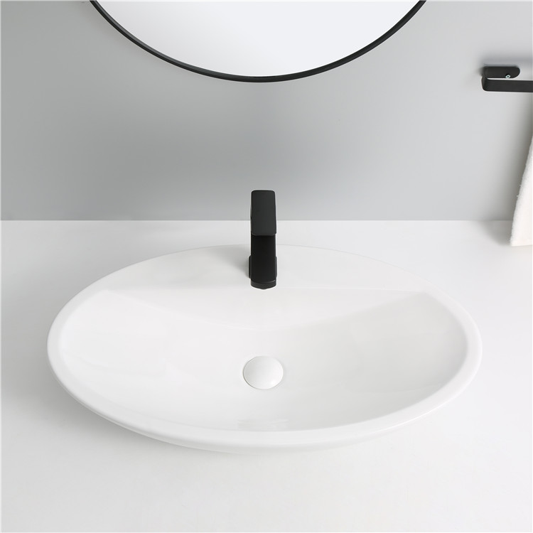 Best Quality Ceramic Art Wash Lavabo Bowl Above Counter Wash Basin Ceramic Bathroom Basin Sink
