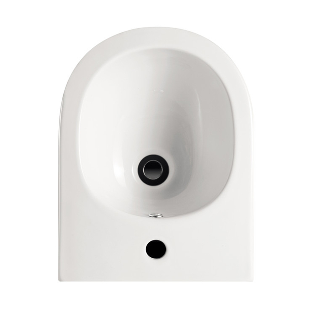 OEM ODM Ceramic Bathroom Sanitary Ware Wash Toilet Bidet Glossy White Wall Hung Ceramic Bidet