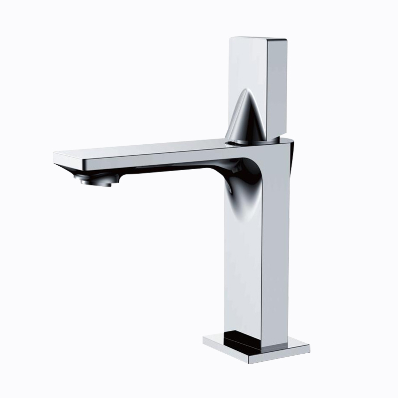 Black Bathroom Faucet Hot And Cold Square New Style Washbasin Faucet Basin Faucet Washroom Tap